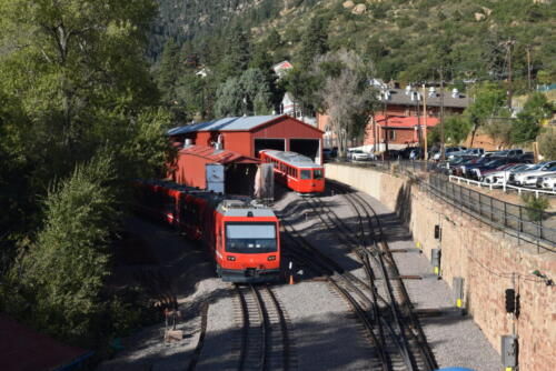 42 piccog railway at the top of Pikes Peak