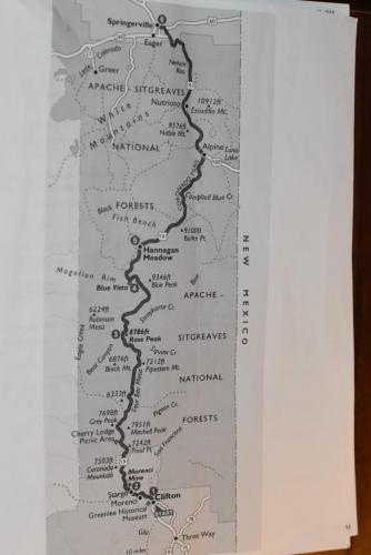 the route we took on "The Devil's Highway"