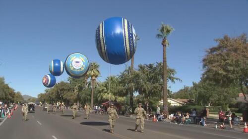 balloons of all the military services