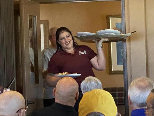 SCCC's favorite waitress Gina Costarella