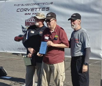 Here are some pictures of the winners from Sun Country Corvette Club at the recent 'Corvettes on the Midway' car show in Glendale, Saturday November 12, 2022. Congratulations, Good Job!!!!!