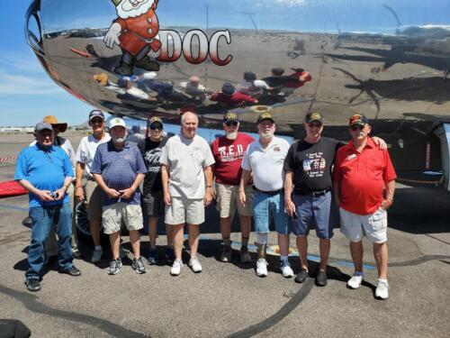 Deer Valley Airport for a tour of a WWII B-29 Superfortress Aircraft
